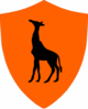 Giraffe Crest Logo Clip Art