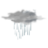 Rain Showers Icon Clip Art