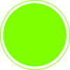 Glossy Lime Green Icon Button Clip Art