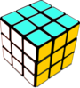 Rubiks Cube White Pad Clip Art