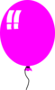 Balloon Pink Kid Clip Art