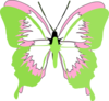 Courtney Butterfly Clip Art