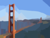 Golden Gate Bridge From Battery Spencer Clip Art