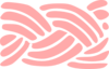 Salmon Braid Clip Art