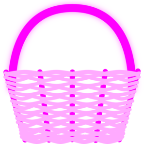 Pink Basket Clip Art at Clker.com - vector clip art online, royalty free &  public domain