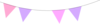 Pink Bunting Clip Art