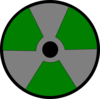 Silvergreen Atomic Warning Clip Art