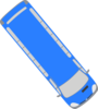 Blue Bus - 310 Clip Art