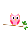 Multi Colored Owl Clip Art
