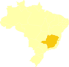 Mapa Brasil Destaque Mg Clip Art