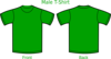 K Green T Shirt Clip Art