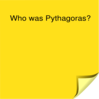Pythagoras Stickynote Clip Art