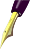 Darker Purple Pen Clip Art
