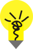 Yellow Lightbulb Clip Art