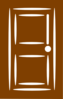 Brown Door Clip Art