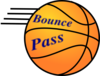 Basketball With Lines At End Clip Art