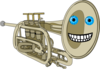 Animated Smiling Trumpet Clip Art