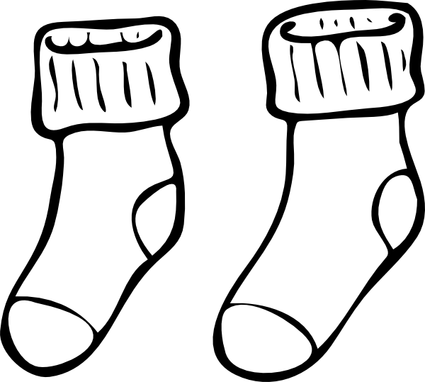 Socks Clip Art at Clker.com - vector clip art online, royalty free & public  domain