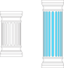 Blue Column Clip Art