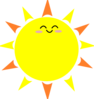 Happy Sun Clip Art