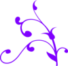 Purple Swirl Thing Clip Art