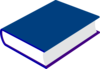 Blue Book  Clip Art