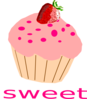 Stawberry Cupcake Clip Art