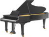Black Grand Piano Clip Art