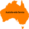 Tan Australia Map Clip Art