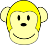 Yellow Monkey Clip Art