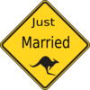 Just Married Clip Art