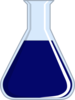 Lab Blue Beaker Clip Art