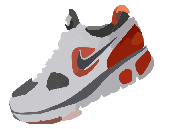 Newton Running Shoes Clip Art at Clker.com - vector clip art online,  royalty free & public domain