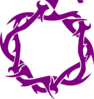 Purple Thorns Clip Art