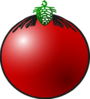 Red Bauble Clip Art