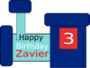 Zavier Birthday Clip Art