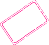 Hot Pink Stamp Clip Art