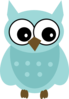 Blue Owl Clip Art