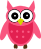 Owl Pink Clip Art