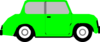 Bright Green Car Clip Art