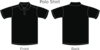 Black Collared Shirt Clip Art