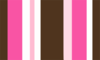Stripes Pink Choco Clip Art