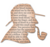 Sherlock Holmes Silouette With Text Clip Art