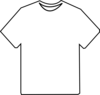 T-shirt (front) Clip Art