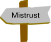 Mistrust Clip Art