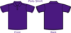 Violet Polo Shirt Clip Art