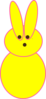 Yellow Peep Clip Art
