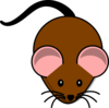 Brown Mouse Lab Clip Art