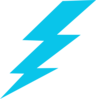 Blue Lightning Bolt Clip Art