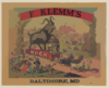 F. Klemm S Bock - Baltimore, Md. No. 1 Clip Art